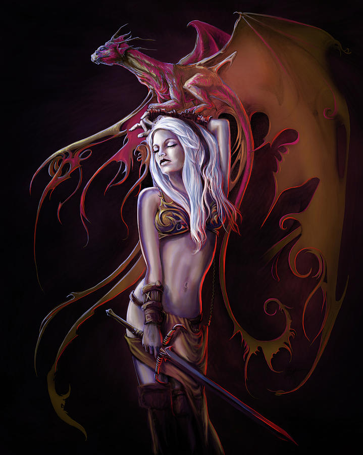 Elrin #2 Painting by MGL Meiklejohn Graphics Licensing