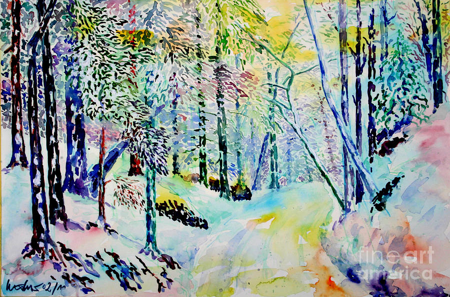 Elves way #1 Painting by Almo M