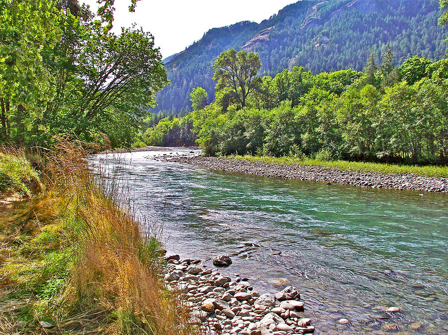 Elwha River in Olympic National Park-Washington #1 Photograph by Ruth Hager
