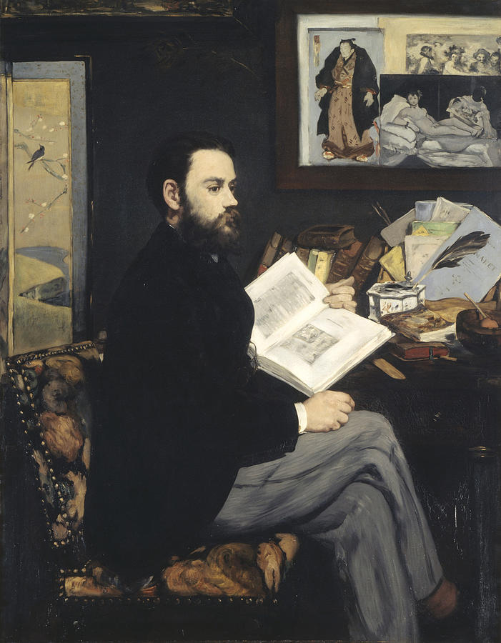 Edouard Manet Painting - Emile Zola #1 by Celestial Images