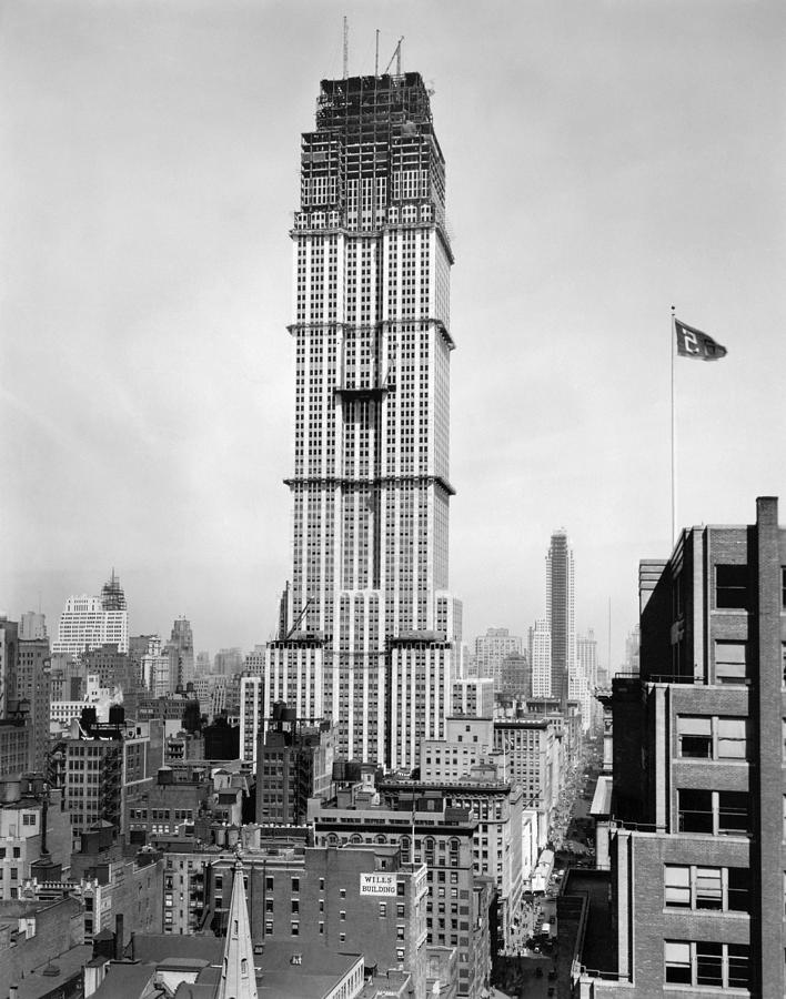 Empire State Building, C1930 #1 Photograph by Granger