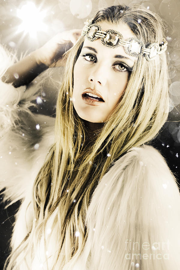 Enchanting Snow Princess Photograph by Jorgo Photography