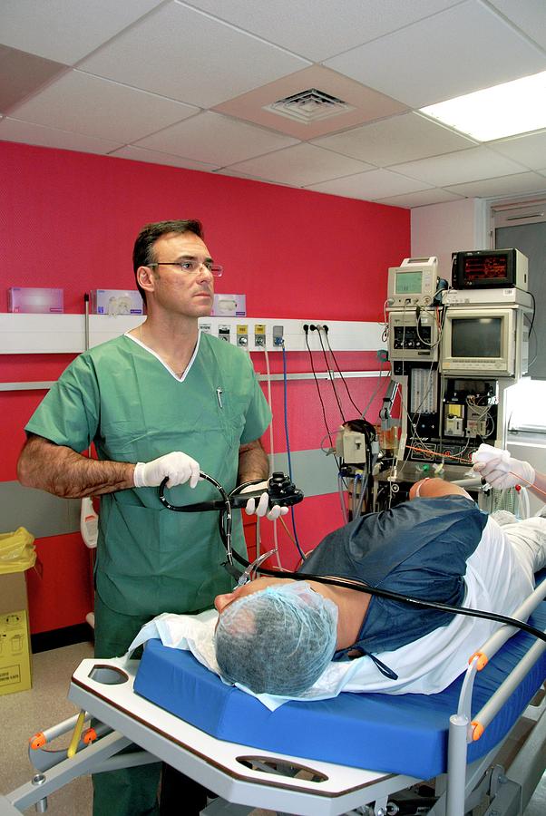 Endoscopy Examination Photograph by Aj Photo/science Photo Library