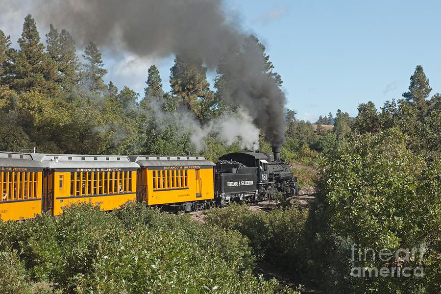 Engine 481 on the Durango and Silverton Narrow Gauge Railroad #1 Photograph by Fred Stearns