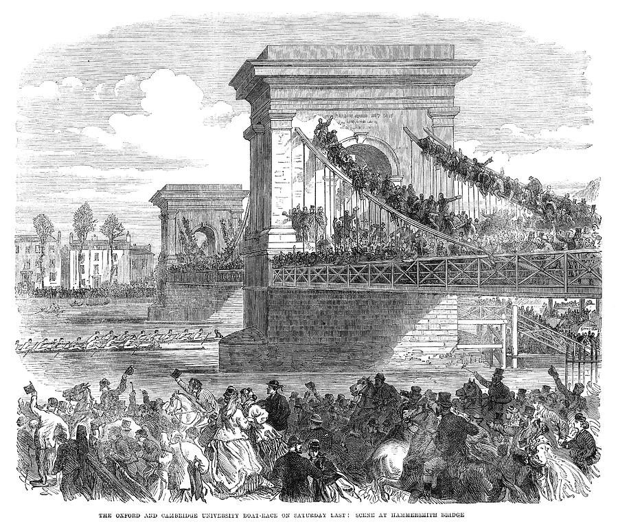 England Boat Race, 1866 1 Painting by Granger Pixels