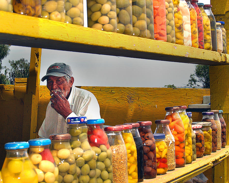 Ensenada Olive Stand 04 Photograph by JustJeffAz Photography