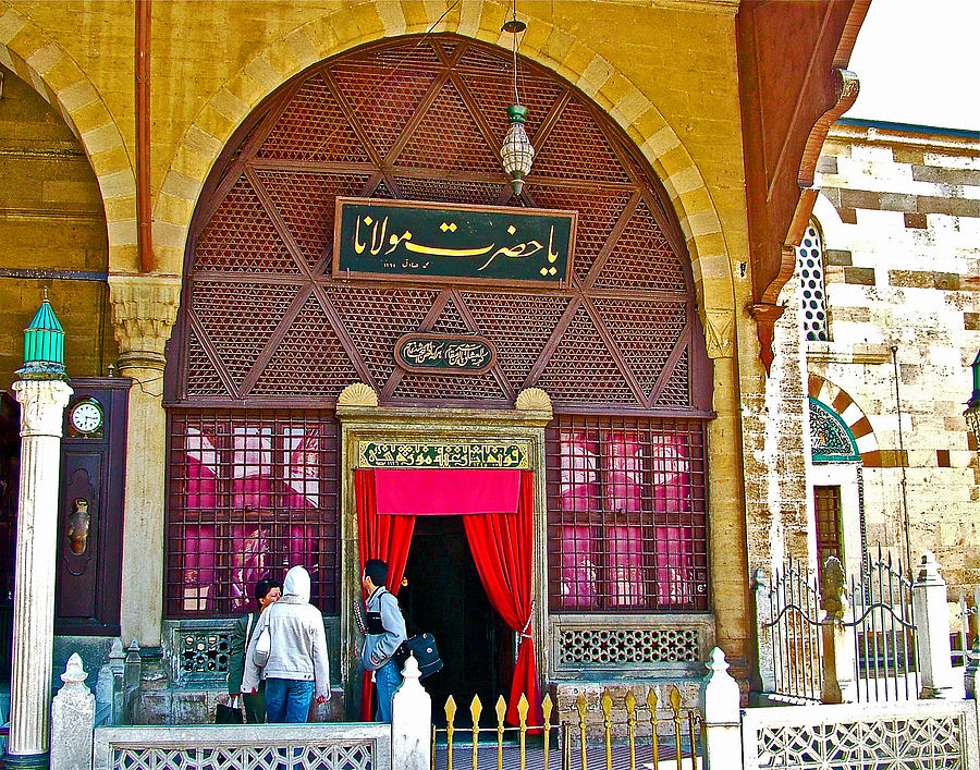 Entry to Mevlana Mausoleum in Konya-Turkey  #1 Photograph by Ruth Hager