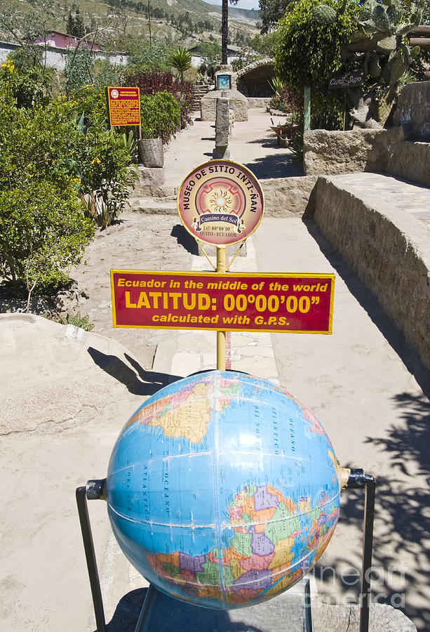  Equator Monument  Photograph by William H Mullins