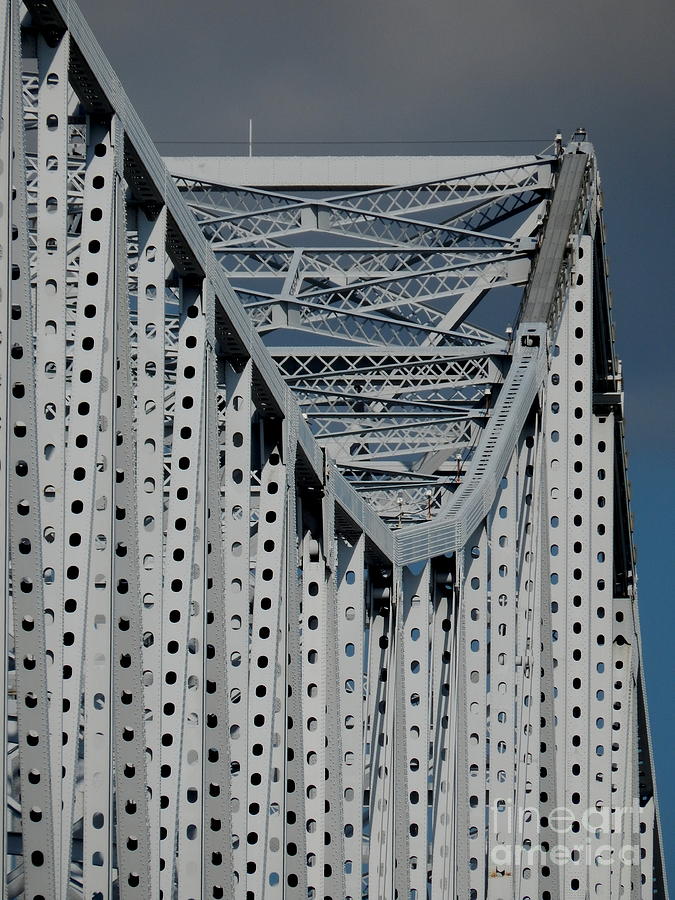 New Orleans Crescent City Connection Erector Set Bridge Photograph by Michael Hoard