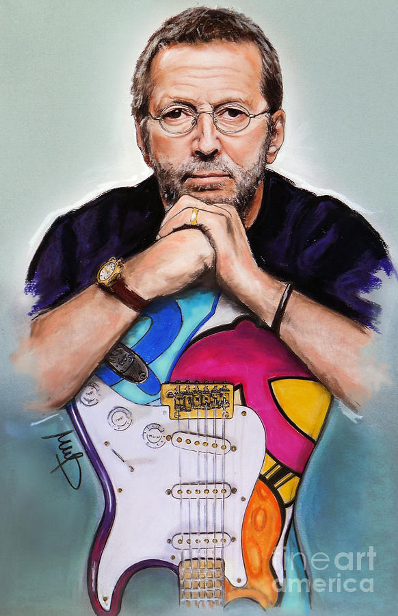 Eric Clapton Mixed Media - Eric Clapton #2 by Melanie D
