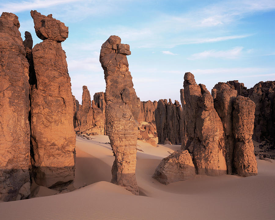 Eroded Sandstone Pinnacles #1 Photograph by Sinclair Stammers/science Photo Library