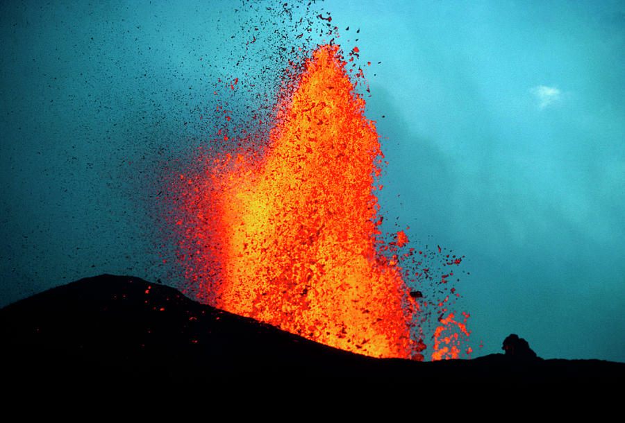 Eruption Of Krafla Volcano #1 Photograph by Matthew Shipp/science Photo Library.