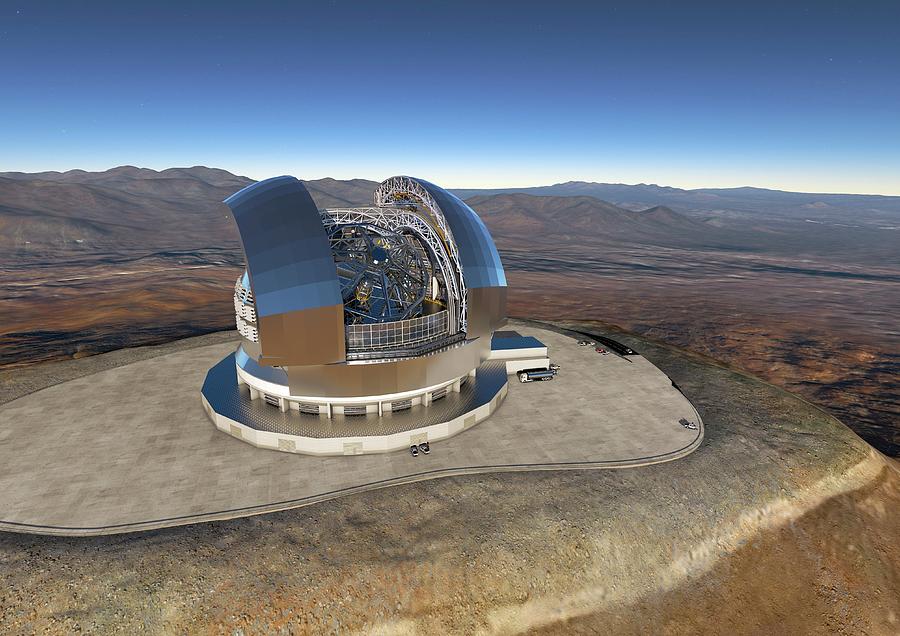 European Extremely Large Telescope #1 Photograph by European Southern Observatory/science Photo Library