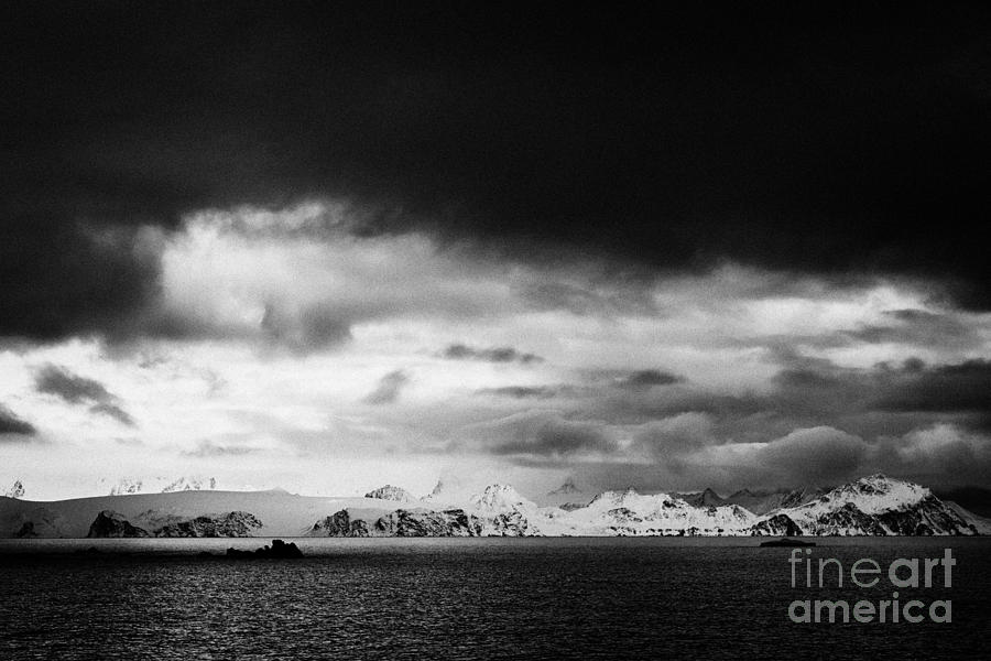 Evening Photograph - evening falls over livingstone island the south shetland islands Antarctica #1 by Joe Fox