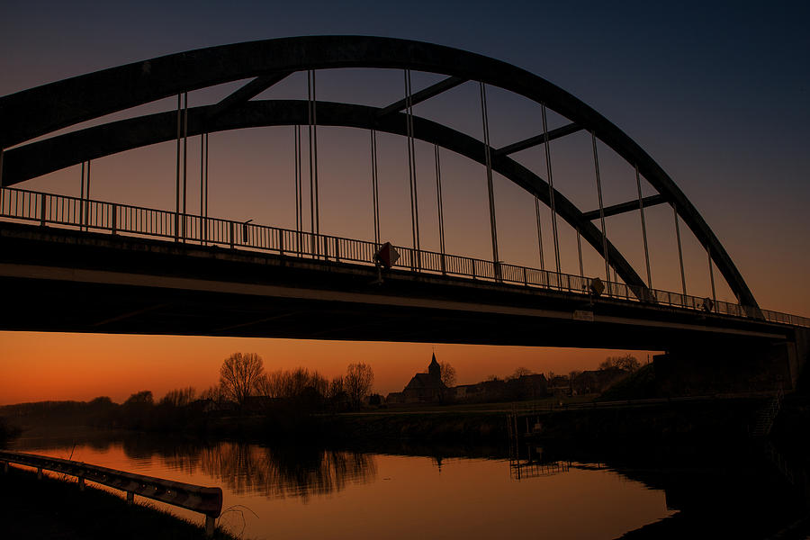 Evening Panoramic View On Pottes - Belgium Photograph