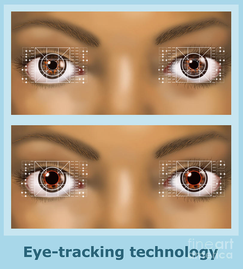Eye-tracking Technology, Illustration #1 Photograph by Gwen Shockey