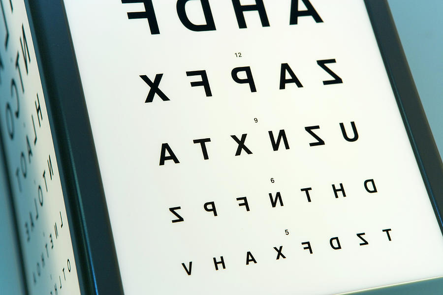 Eyesight Test Chart Photograph by Gustoimages/science Photo Library