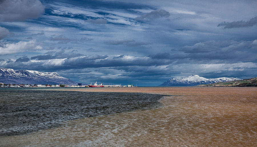 Nature Photograph - Eyjafjordur, Akureyri, Iceland #1 by Panoramic Images