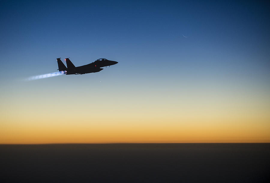 F15E Strike Eagle  #1 Photograph by Paul Fearn