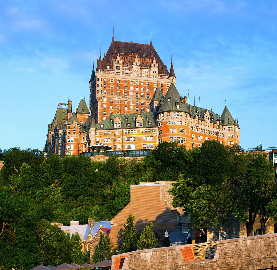 Facade Of Chateau Frontenac In Lower Photograph By Panoramic Images 