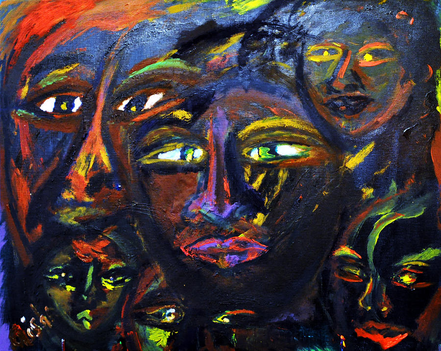 Faces Painting by Twanda Jackson - Fine Art America