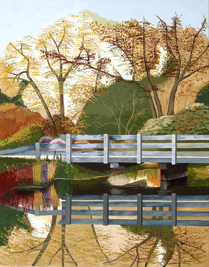 Scenery Painting - Fall Drive by Jennifer Donald Scenery Painting - Fall Drive by Jennifer Donald