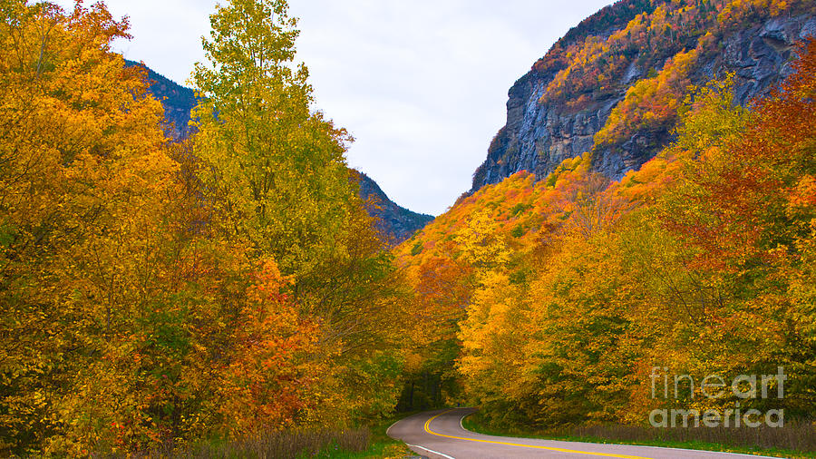 Fall Foliage in Smugglers Notch. #2 Photograph by New England Photography