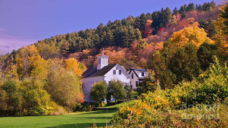Fall Foliage in Stowe. #2 Photograph by New England Photography