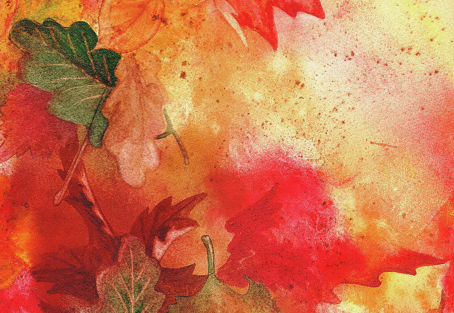 Fall Painting - Fall Impressions  #2 by Irina Sztukowski