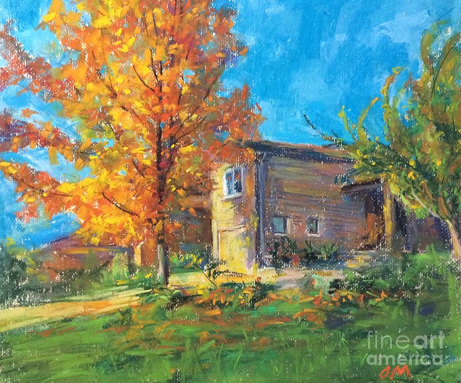 Fall Is Here #2 Painting by Jieming Wang