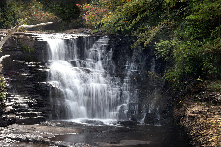 Fall Waterfall #1 Photograph by Robert Camp