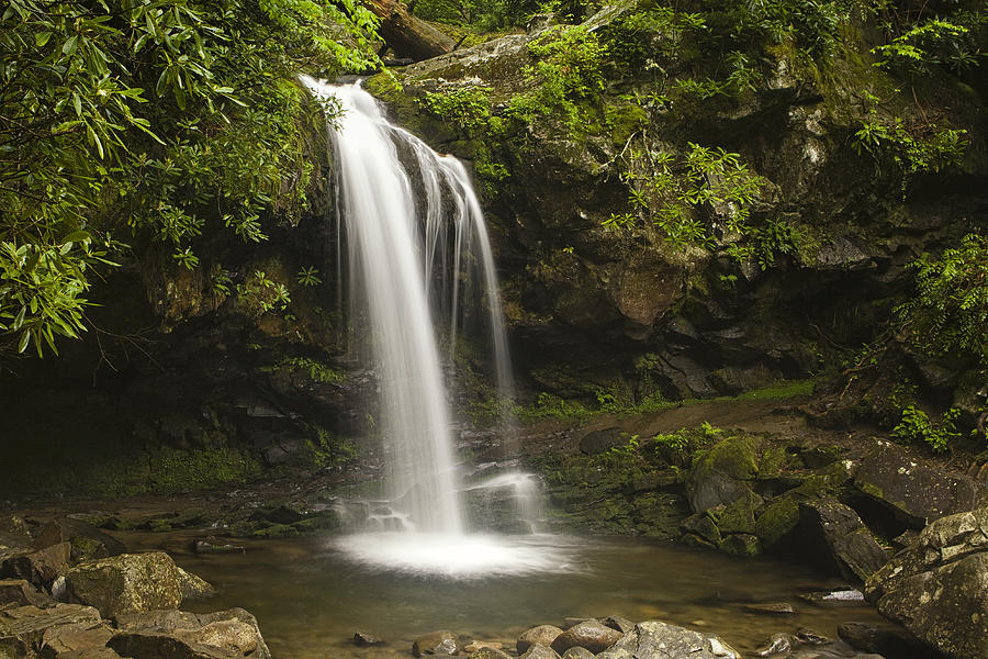 Nature Photograph - Falling Water #1 by Andrew Soundarajan