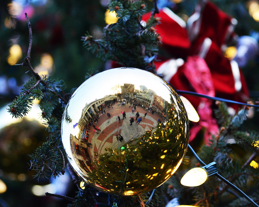 Boston Photograph - Faneuil Hall Christmas Tree Ornament #1 by Toby McGuire