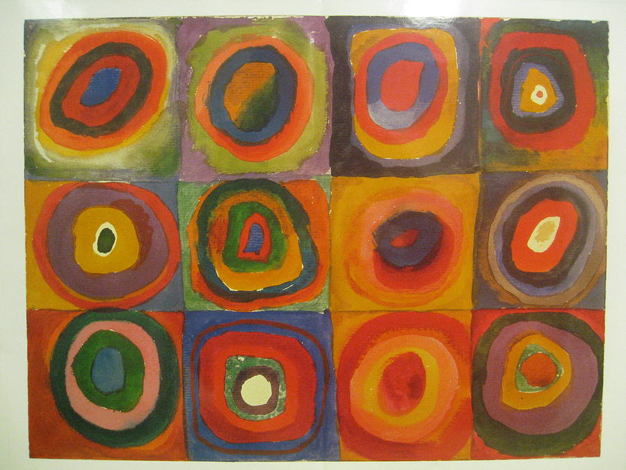 Farbstudie Quadrate Painting