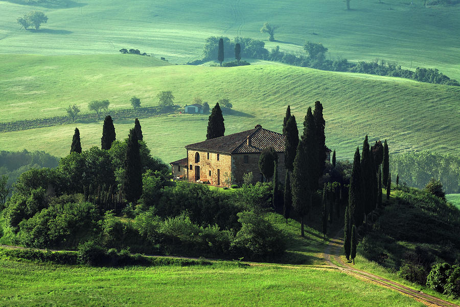 Farm In Tuscany Photograph by Mammuth