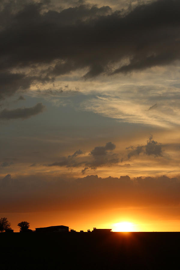 Farm Sunset Photograph by Valerie Loop | Fine Art America