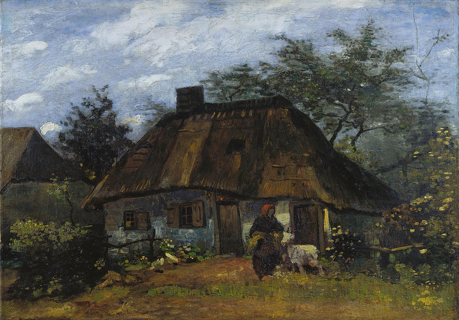 Farmhouse in Nuenen Painting by Vincent Van Gogh