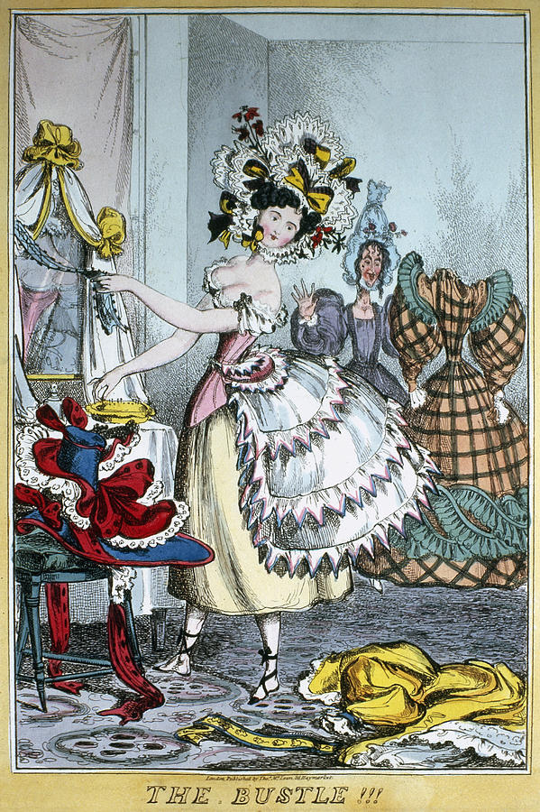Fashion Bustle, C1830 #1 Painting by Granger
