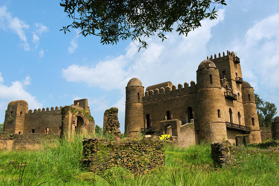 Fasilides Castle In The Fortress  city Photograph by Keren  Su