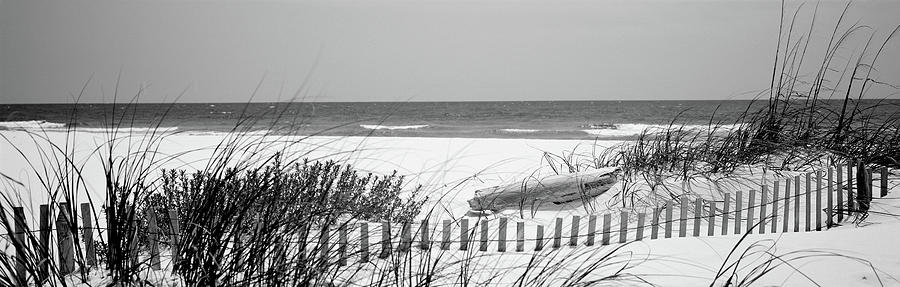 Fence On The Beach, Bon Secour National #1 Photograph by Panoramic Images