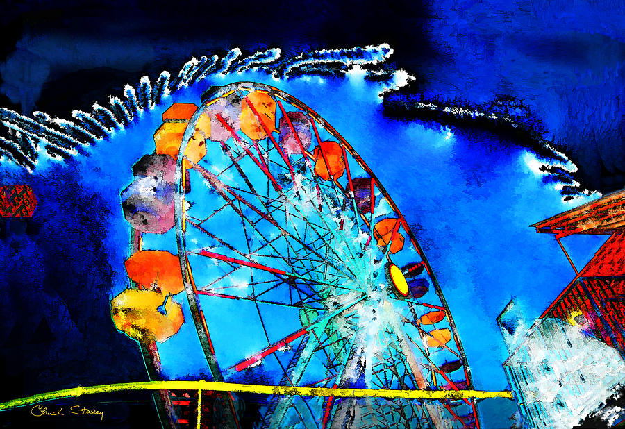 Ferris Wheel #1 Photograph by Chuck Staley