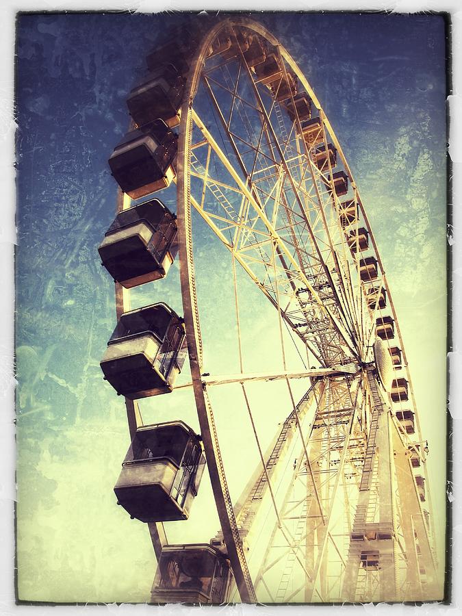 Paris Photograph - Ferris wheel in Paris #1 by Marianna Mills