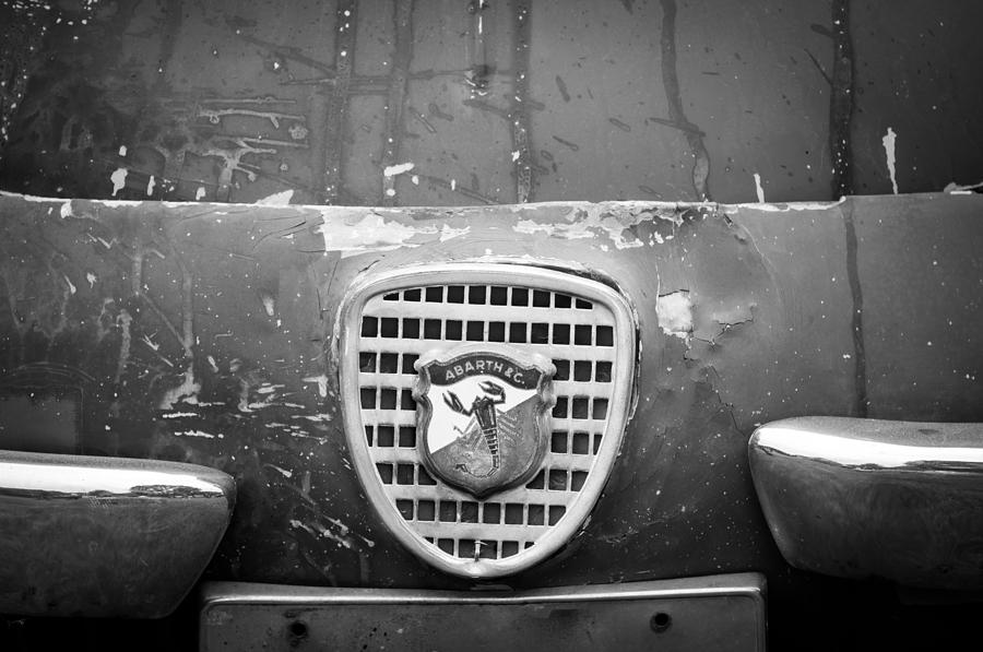 Fiat Grille Emblem #1 Photograph by Jill Reger