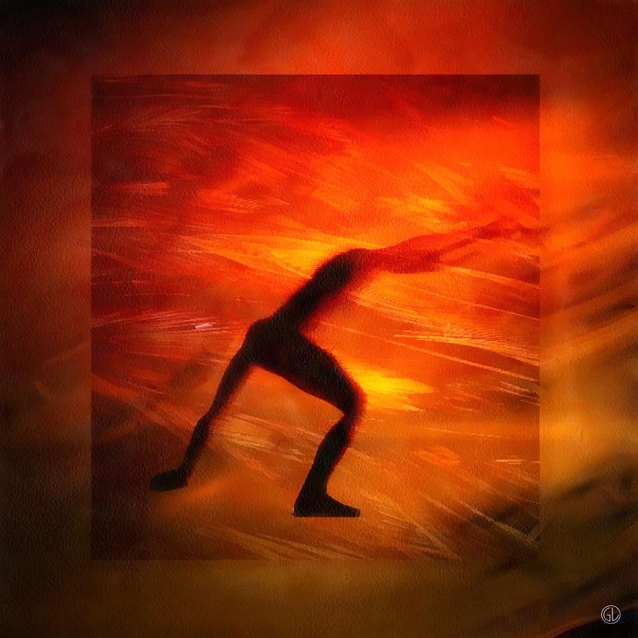 Fiery dance #1 Digital Art by Gun Legler