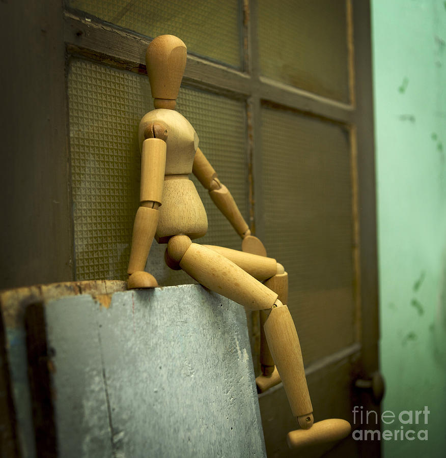 Loneliness Photograph - Figurine #1 by Bernard Jaubert