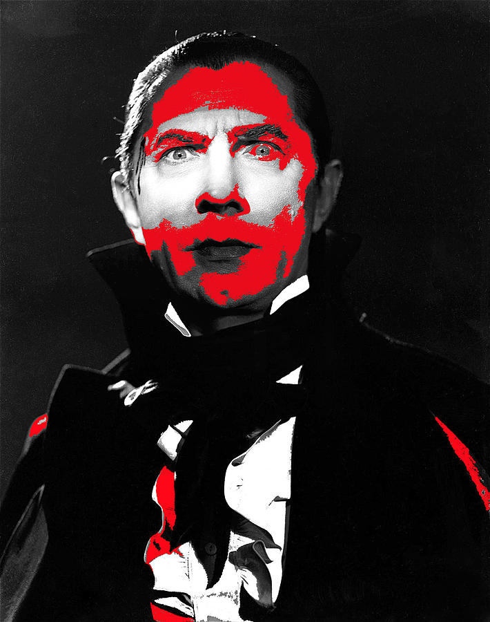 Film Homage Bela Lugosi Todd Browning Mark Of The Vampire 1936 Toning Color Added 2008 #1 Photograph by David Lee Guss