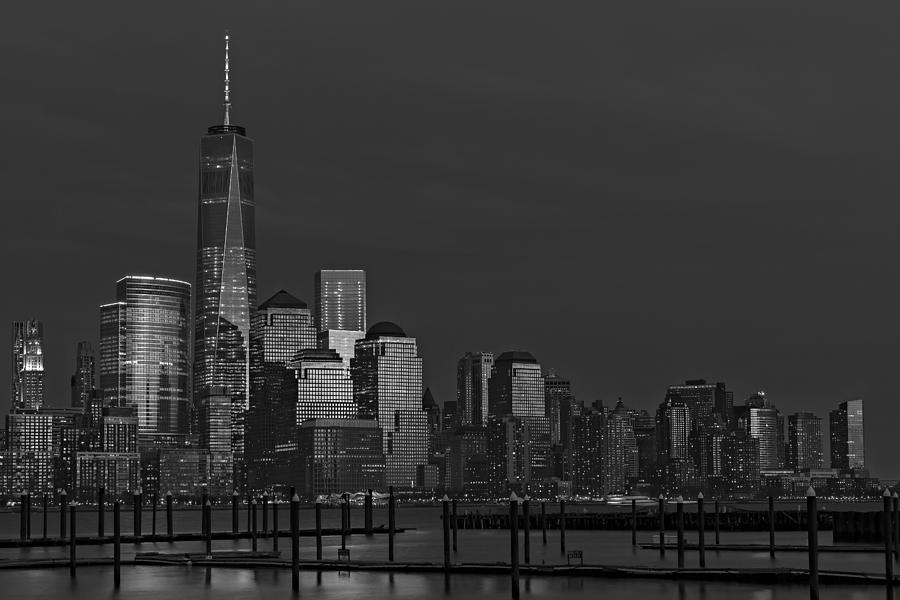 Financial District In New York City At Twilight Photograph