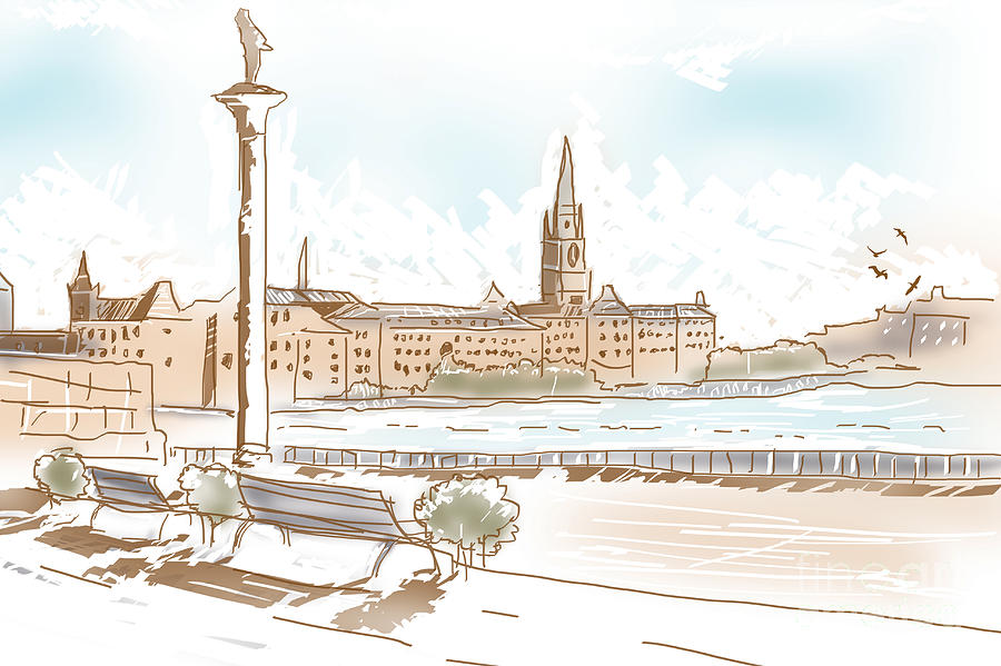 Stockholm Drawing Pen and Ink