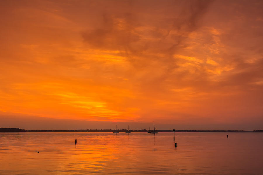 Fire in the Sky #1 Photograph by David Kay