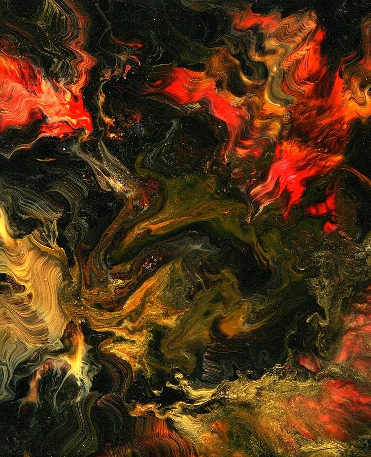 Fire of Life #1 Painting by Charles Lucas